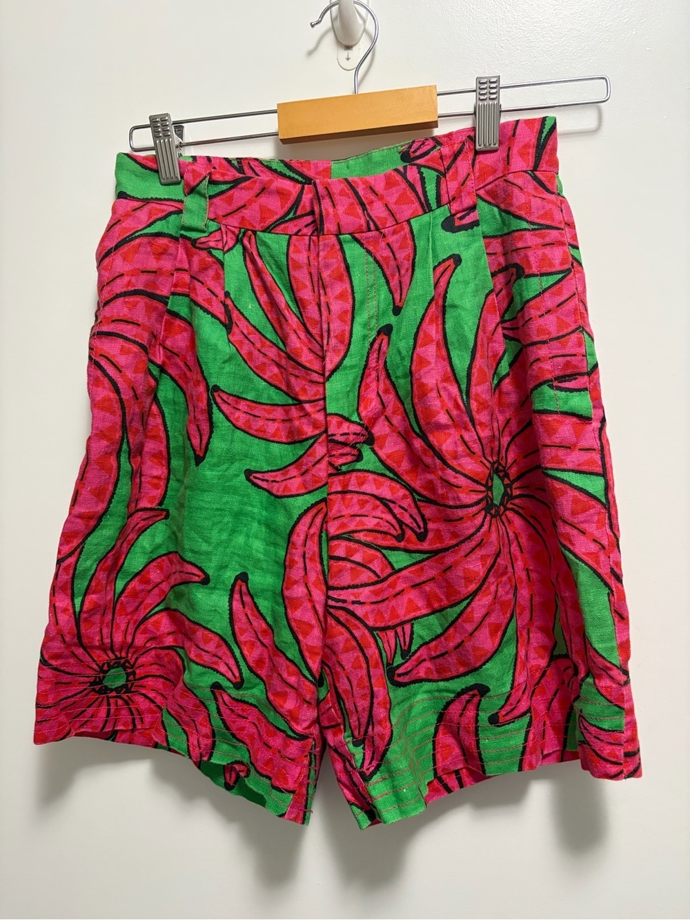 FARM Rio "Banana Pitta" Linen Short Women’s Size XS